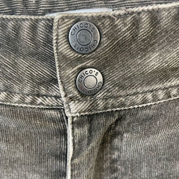 Chicos Corduroy Pants Size 0.5 EUC - Picture 3 of 6